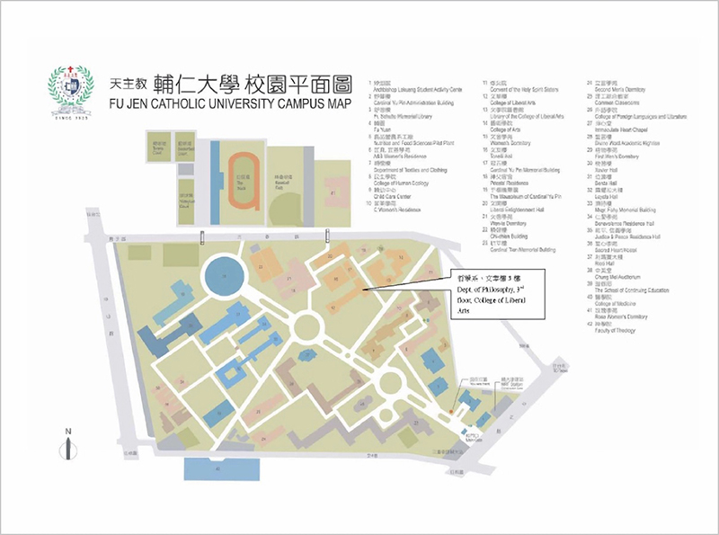 哲學系位置圖
